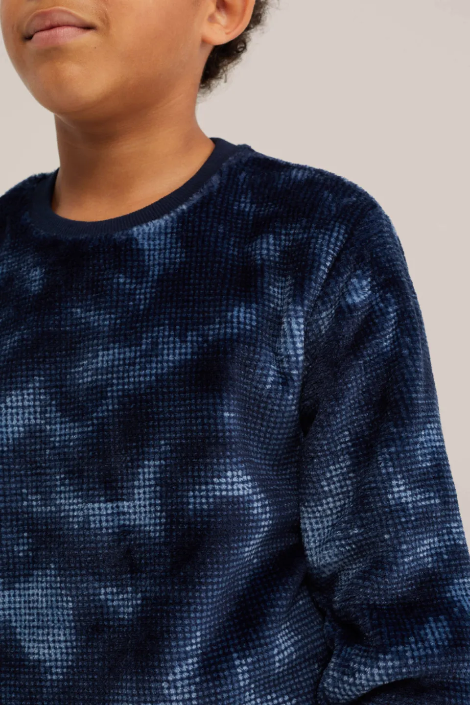 WE Fashion tie-dye pyjama blauw, foto 4