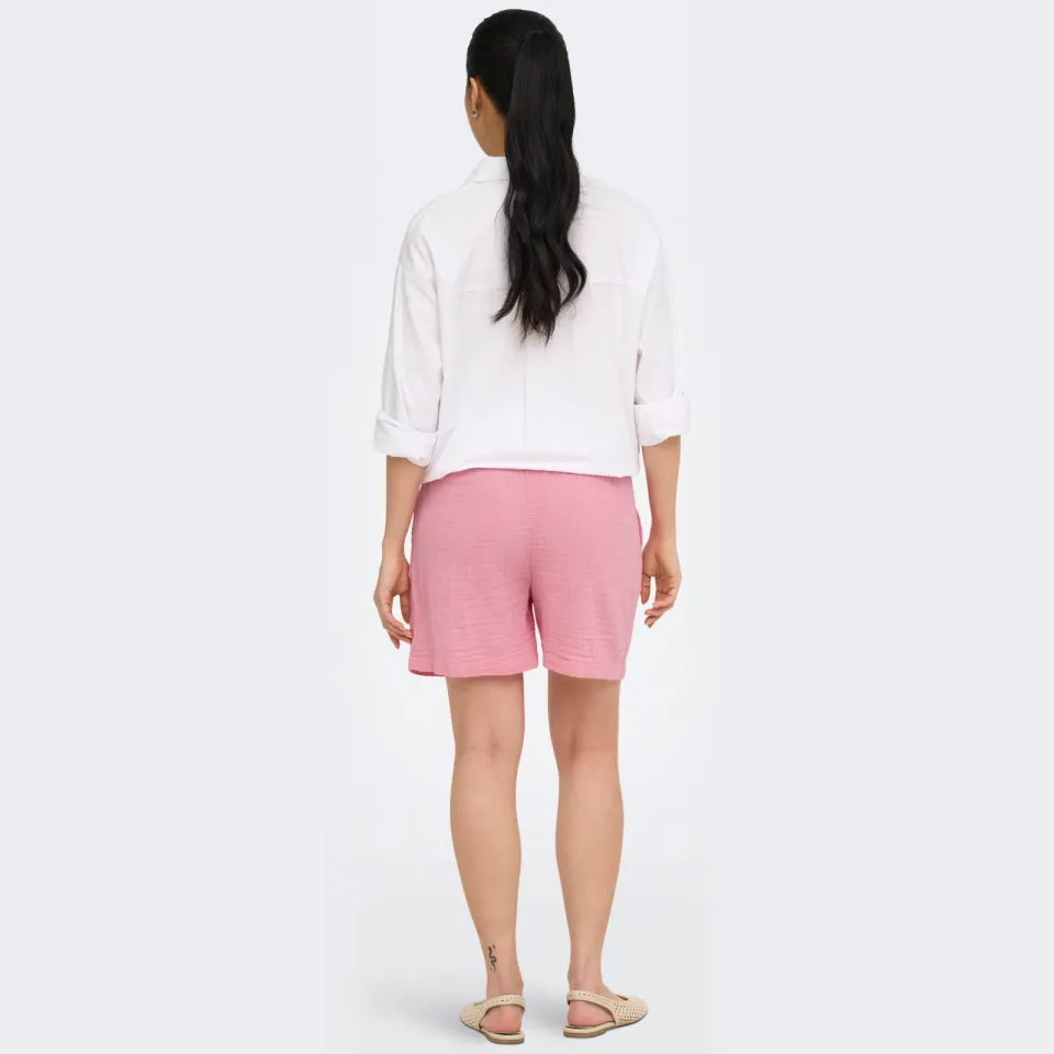 Only Maternity zwangerschaps casual short roze, foto 4