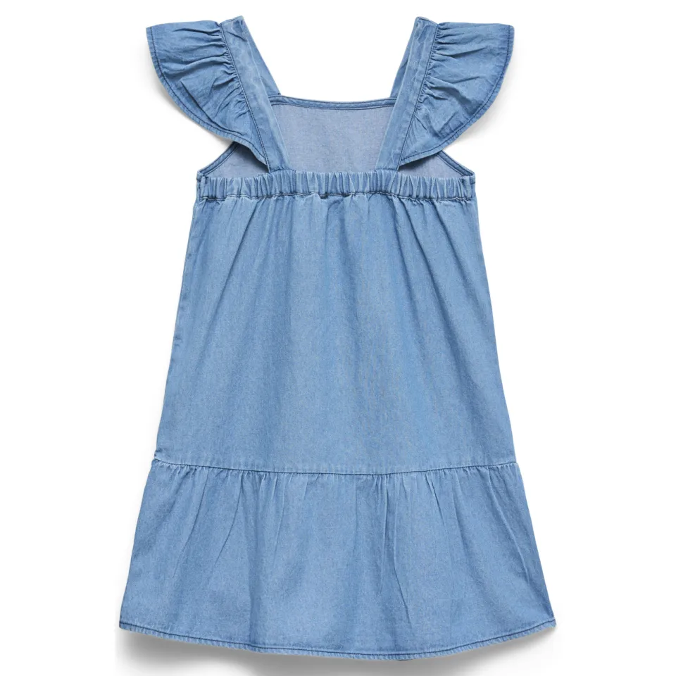 Vero Moda a-lijn jurk light blue denim, foto 6