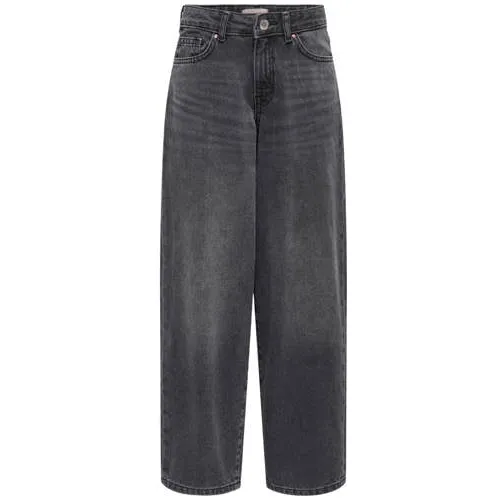 Only KIDS ONLY GIRL KOGGIANNA-ELLA baggy straight leg jeans - zwart Meisjes Denim Washed Black