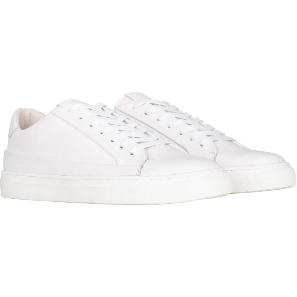Poelman Nero leren sneakers wit