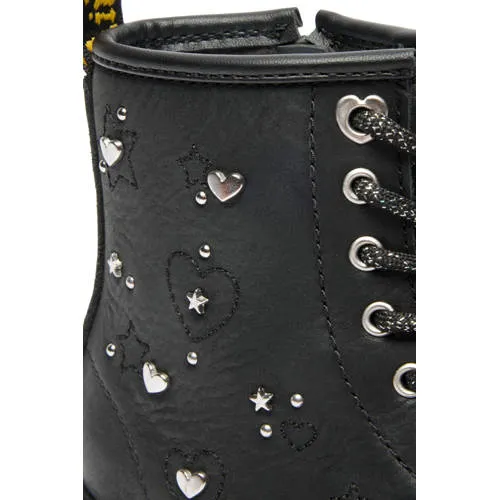 Dr. Martens 1460 Hs leren enkelboots met studs - zwart, foto 6