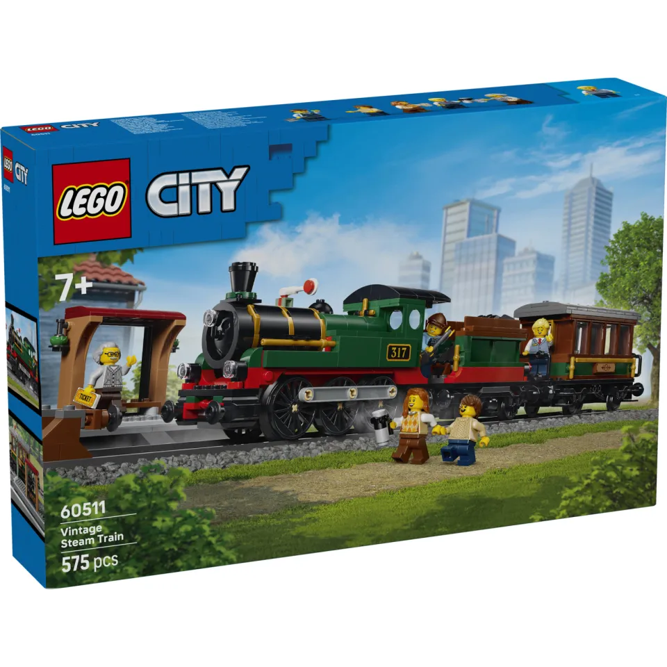 Lego City Vintage stoomtrein 60511, foto 4