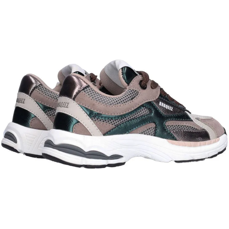 Braqeez suède sneakers - grijs, foto 3