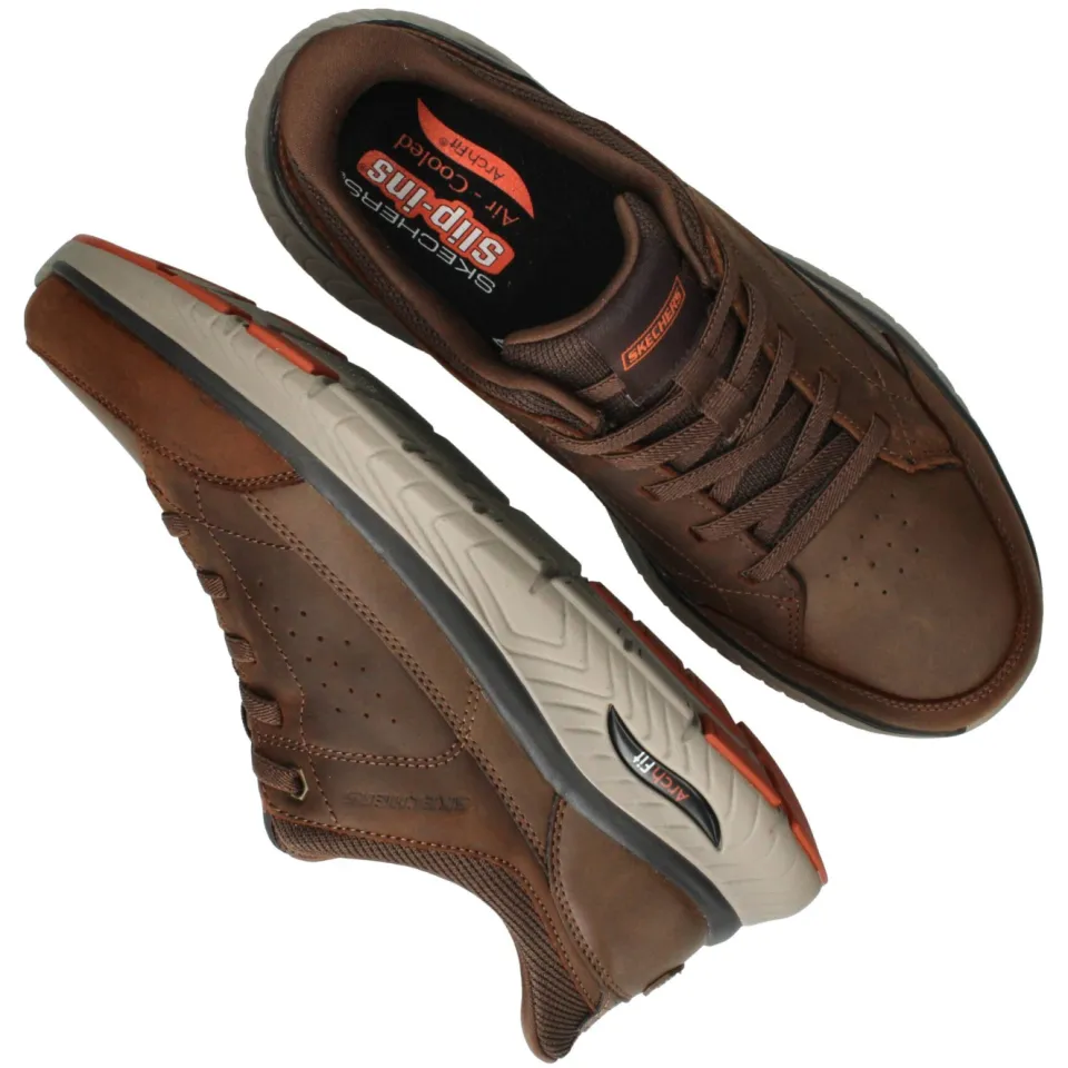 Skechers Arch Fit Crosser Felix sneakers cognac, foto 5