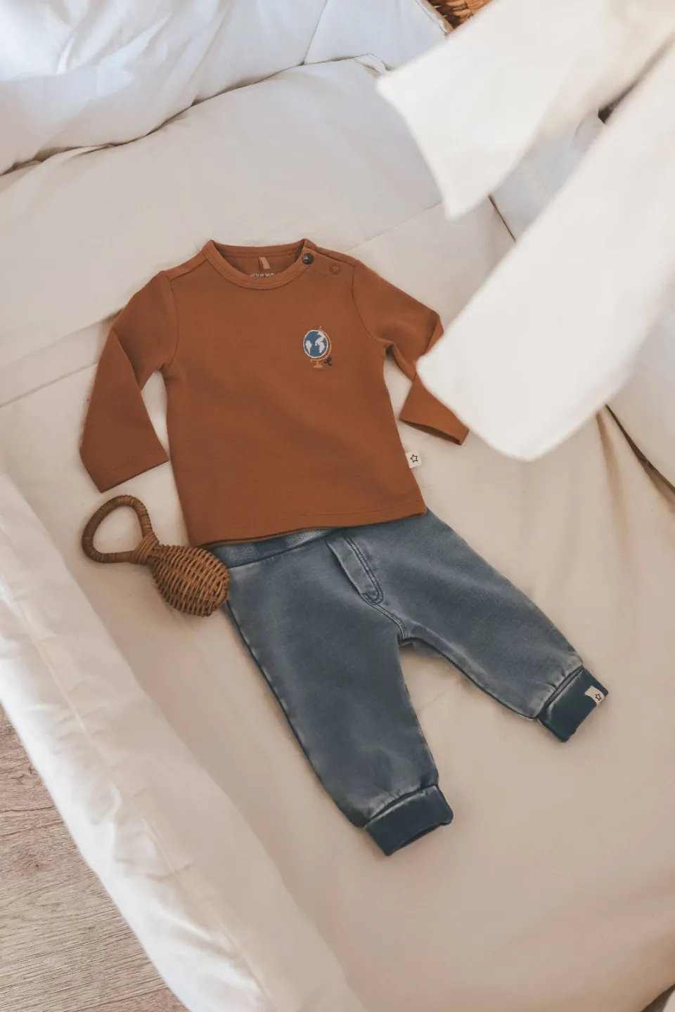 Your Wishes regular casual broek blauw, foto 3