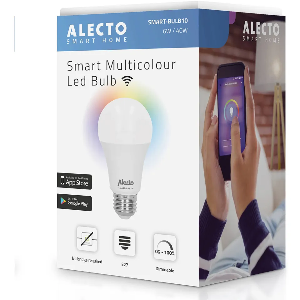 Alecto SMART-BULB10 smart wifi LED-lamp, foto 5