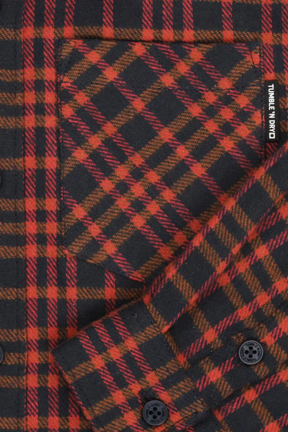 Tumble 'n Dry geruit overhemd - donkerblauw, foto 4