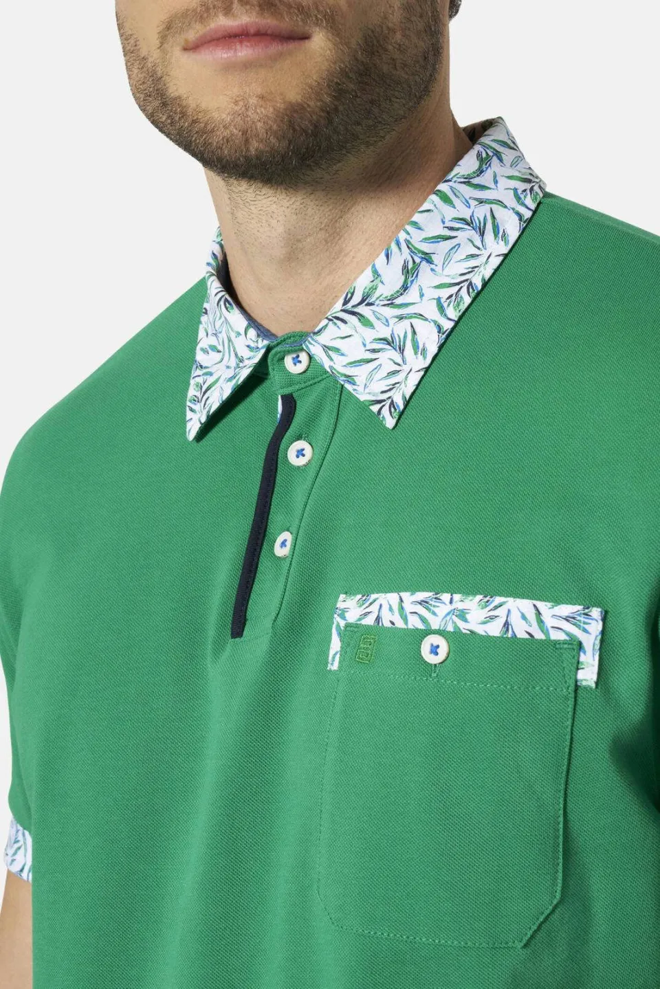 Babista regular fit polo Plus Size - groen, foto 5