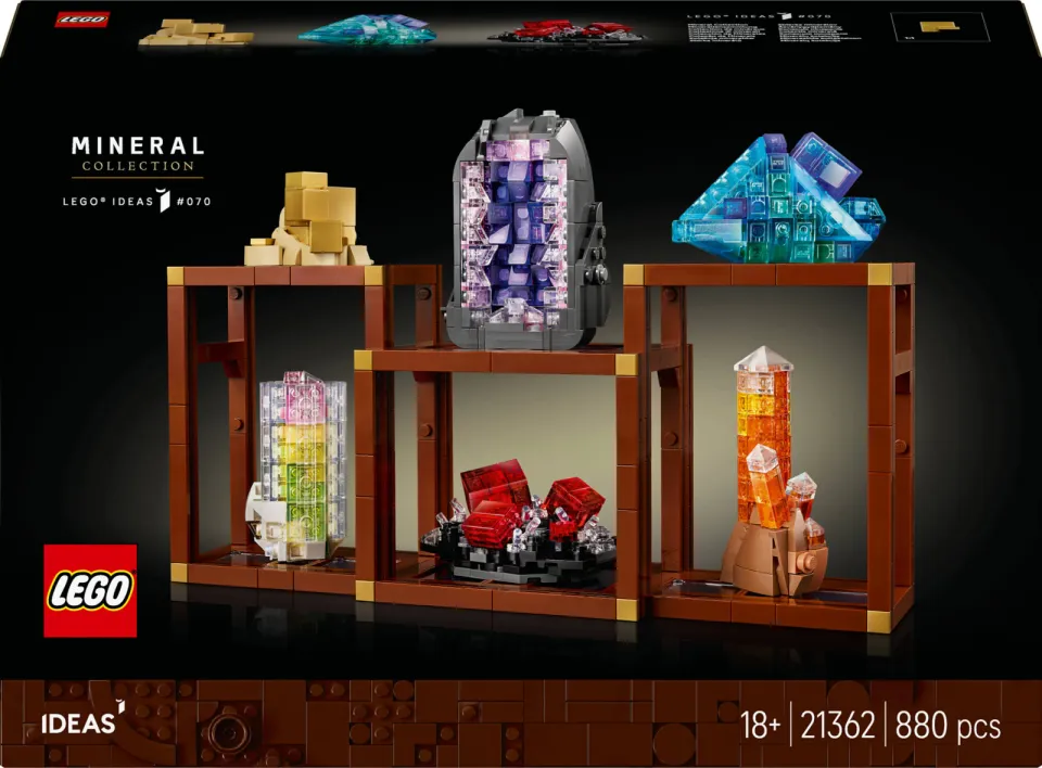 Lego IDEAS Mineralenverzameling 21362, foto 4