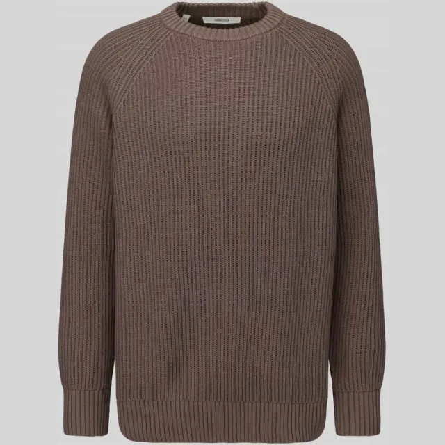 Selected Men Heren Truien & Vesten Slmbraun Knit Rib Crew Neck Noos - Bruin, foto 2