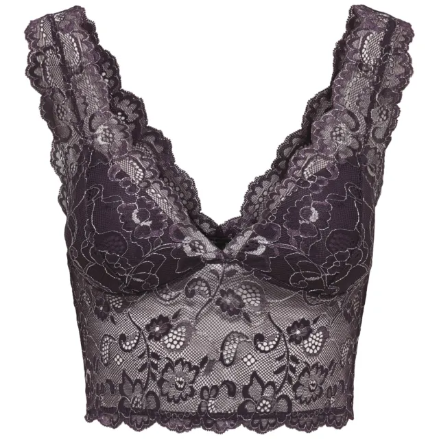 Only Chloe bralette donkerpaars, foto 2