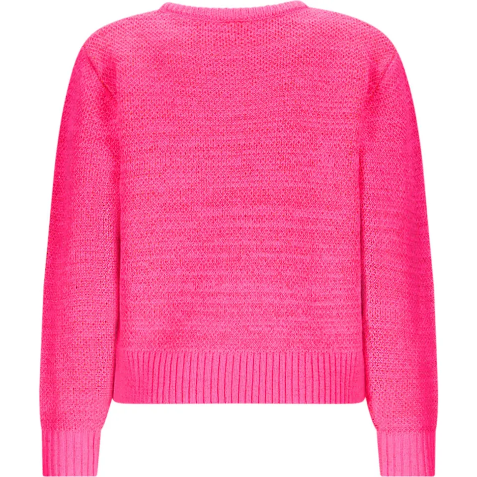 B.Nosy gebloemde sweater roze gebreid, foto 4