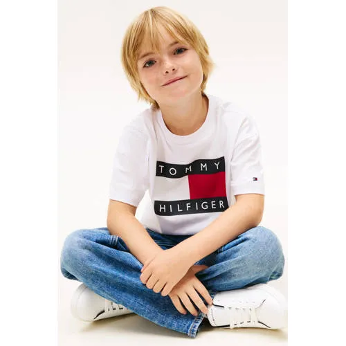 Tommy Hilfiger T-shirt wit, foto 4