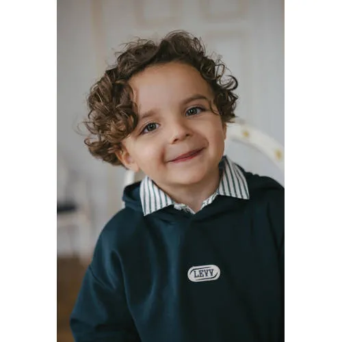 Levv sweater met print - donkerblauw, foto 4