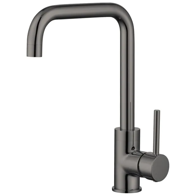 Best Design Keukenmengkraan Best Design Moya Uitloop Gebogen 31.7 cm 1-hendel Gunmetal