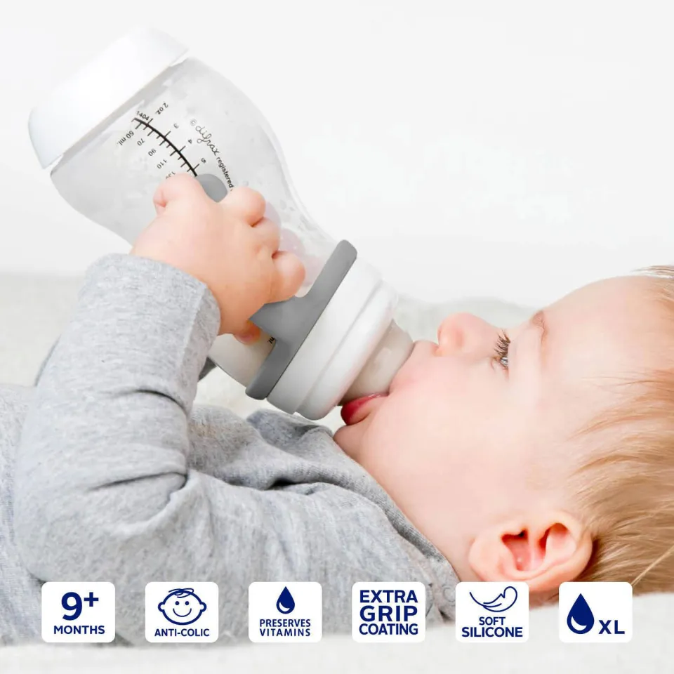 Difrax Brede Papfles XL 310 ml wit, foto 7
