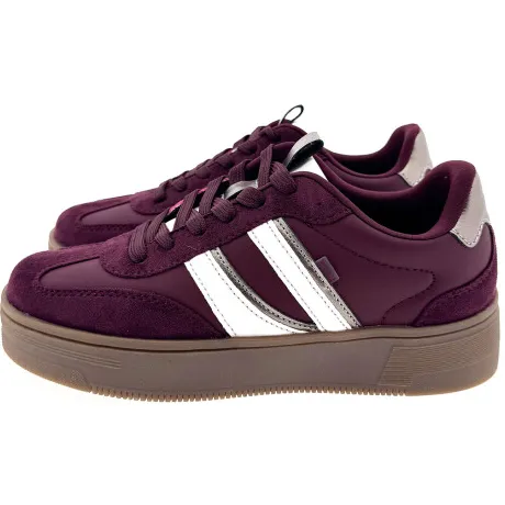 Posh by Poelman Sneakers lilly 51 bordeaux / off white