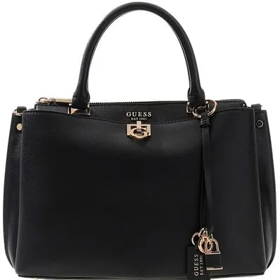 Guess Bianca satchel handtas zwart