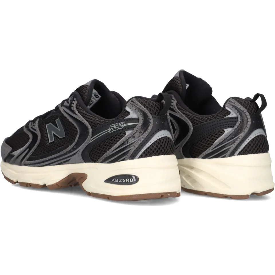 New Balance 530 lage sneakers zwart, foto 4