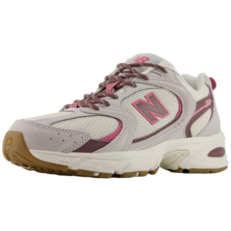 New Balance 530 sneakers - lichtgrijs/ecru/roze, foto 3