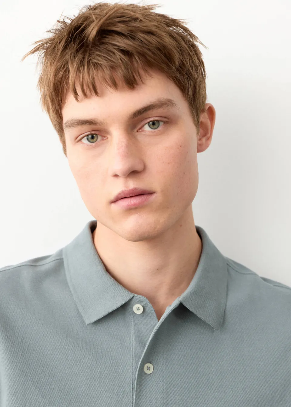 Mango TEEN polo grijsblauw, foto 5