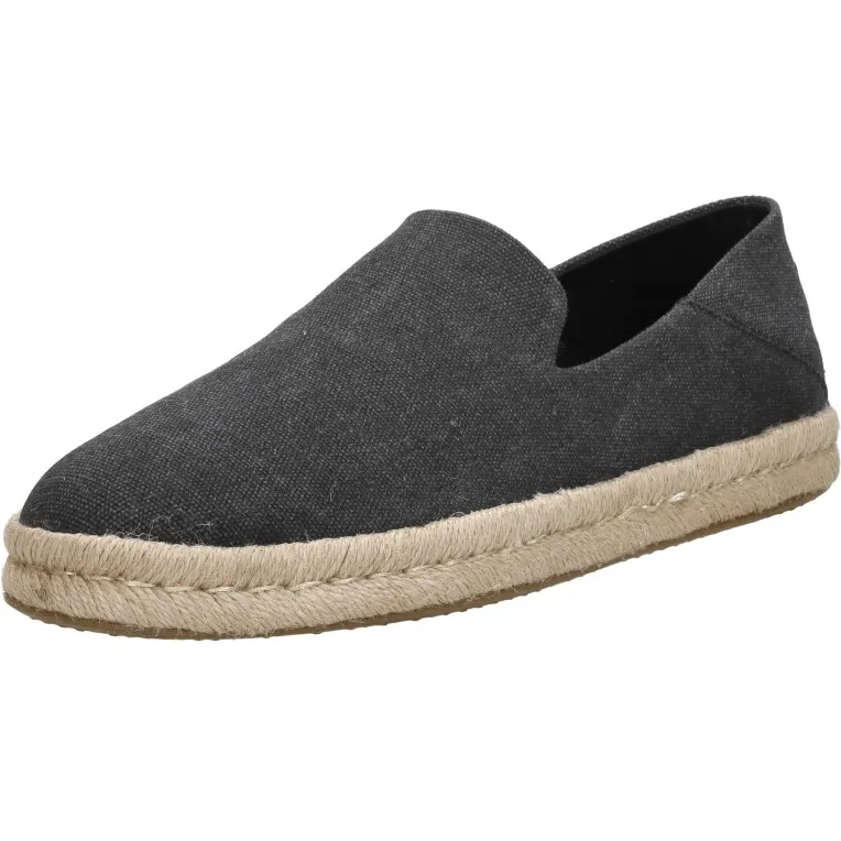 Toms Santiago espadrille donkergrijs zwart, foto 4