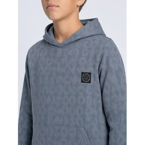 Petrol Industries hoodie met logo - blauw, foto 3