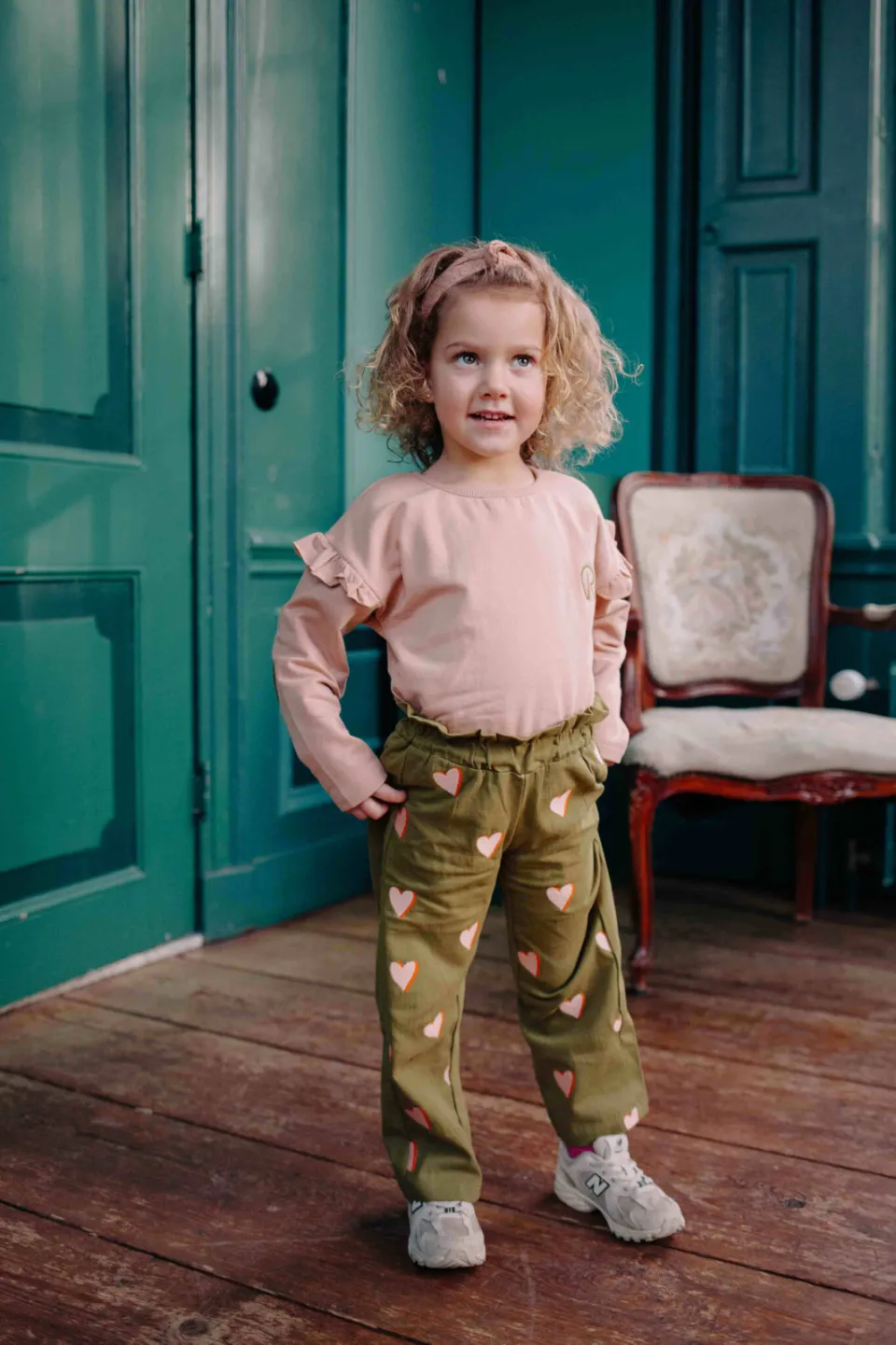 Riffle Amsterdam sweater met ruches - roze, foto 6