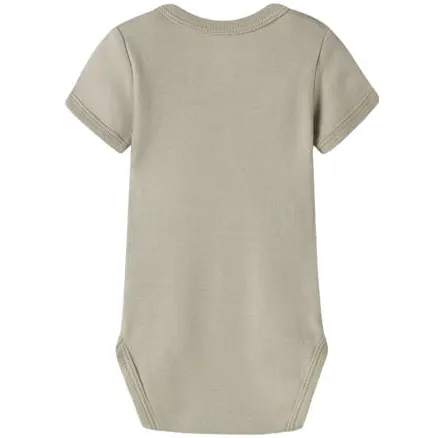 NAME IT BABY romper - bruin/groen/grijs (set van 3), foto 4