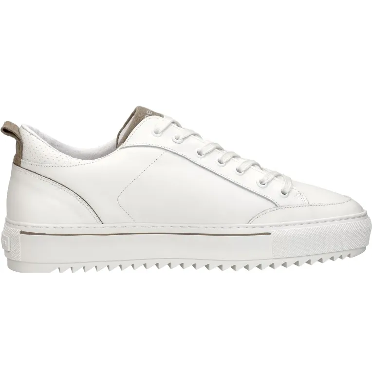 Rehab Crash Lthr lage sneakers wit