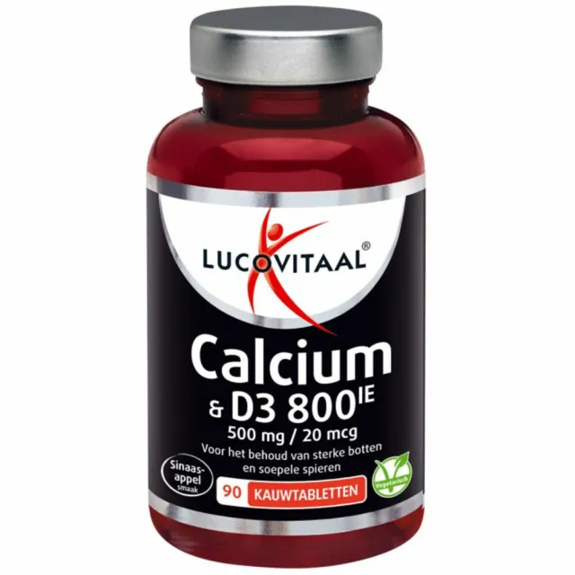 Lucovitaal Calcium 500mg & D3 kauwtabletten