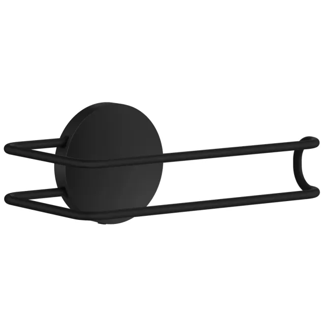 Smedbo Toiletrolhouder 13.4x7.3x5.5 cm RVS Mat Zwart