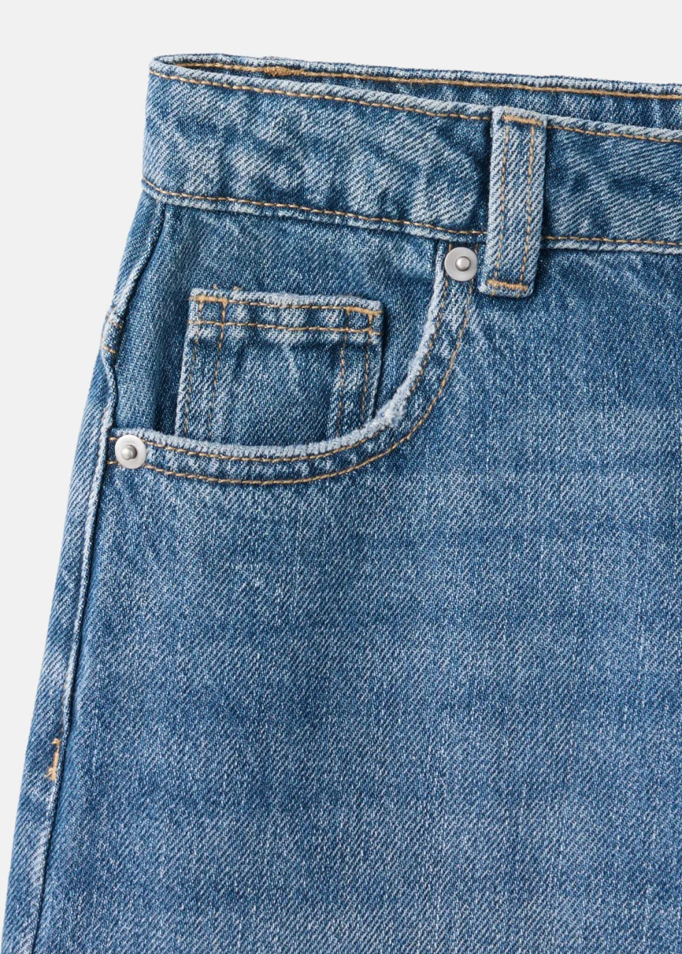 Mango Kids wide leg jeans - mediumblauw, foto 5