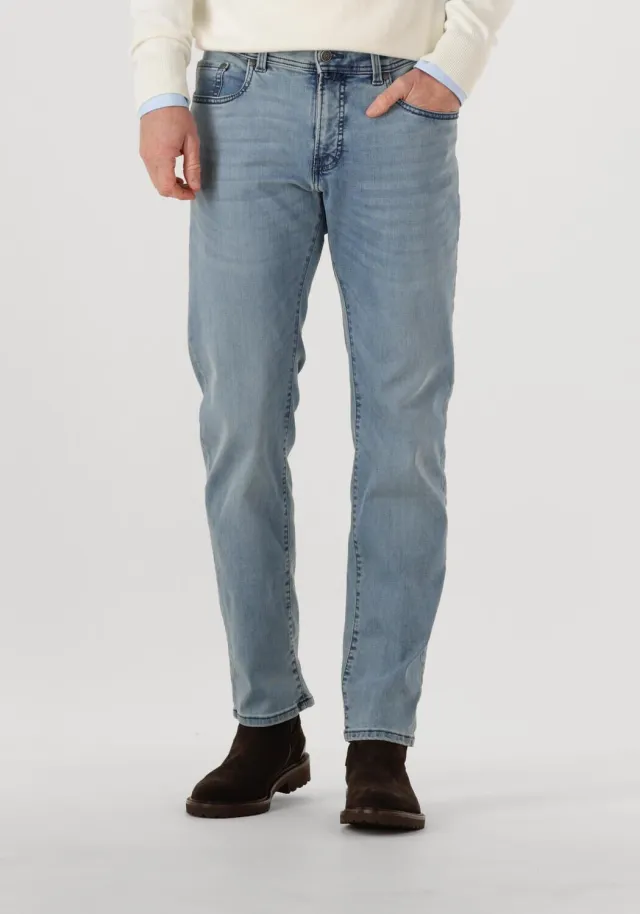 Pierre Cardin Lyon Tapered Future Flex jeans lichtblauw blauw