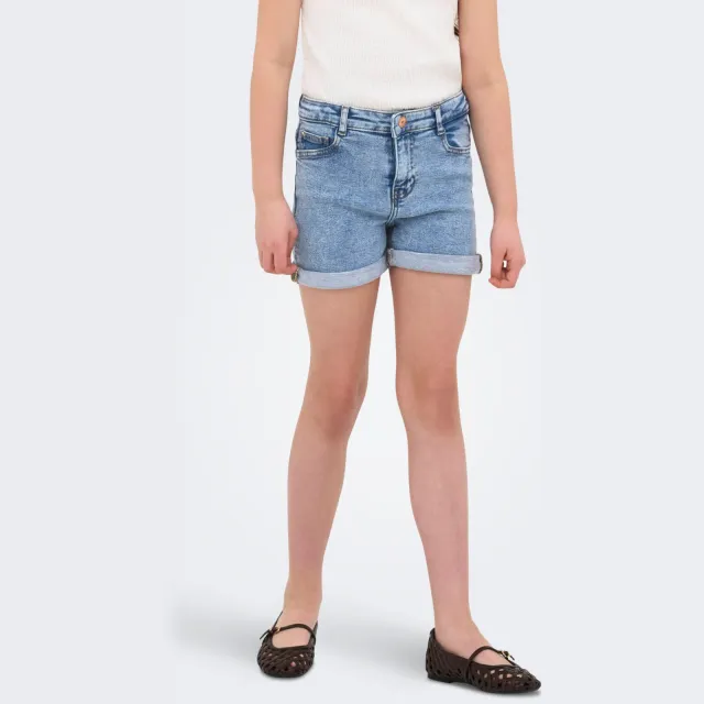 Only Konphine jeansshort lichtblauw Light Blue Denim