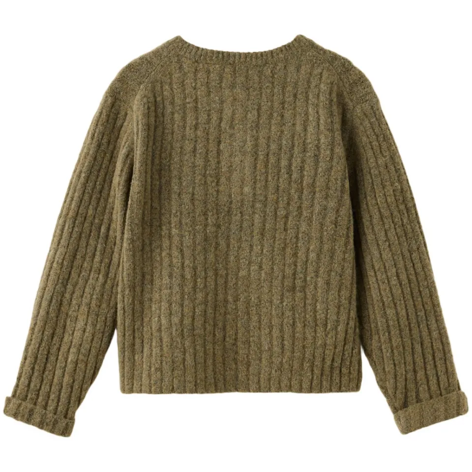 Mango Kids gebreide trui - beige/kaki, foto 3