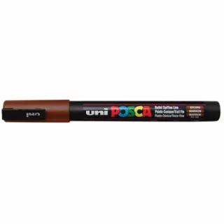 Posca marker met conische punt schrijfdikte extra-fijn bruin