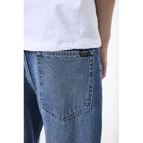 Garcia baggy jeans medium blue denim, foto 5