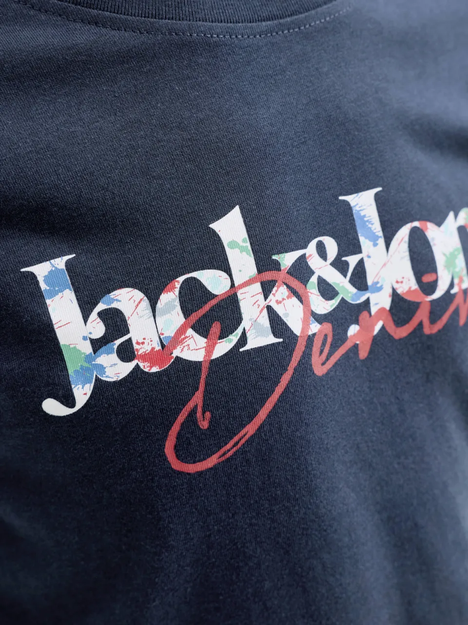 Jack & Jones Junior longsleeve met logo donkerblauw, foto 7