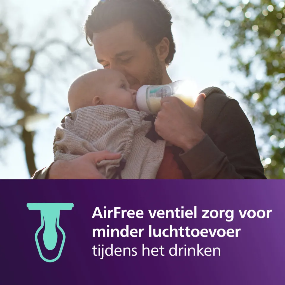 Philips AVENT Natural Response Anti-colic 1 babyfles – 260 ml – Flow 3 - SCY673/01, foto 3