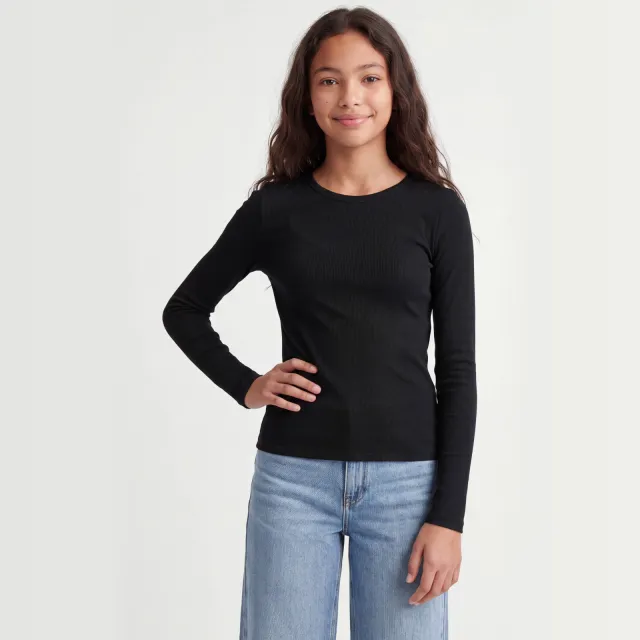 JJXX GIRL longsleeve zwart