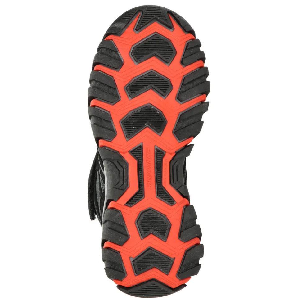 Skechers Rugged Ranger chunky sneakers zwart/rood, foto 4