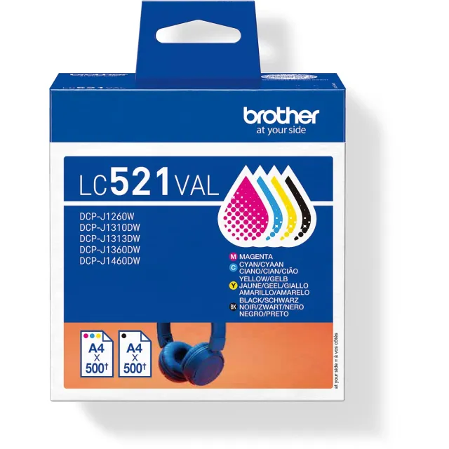 Brother LC-521VAL inktcartridge combipack