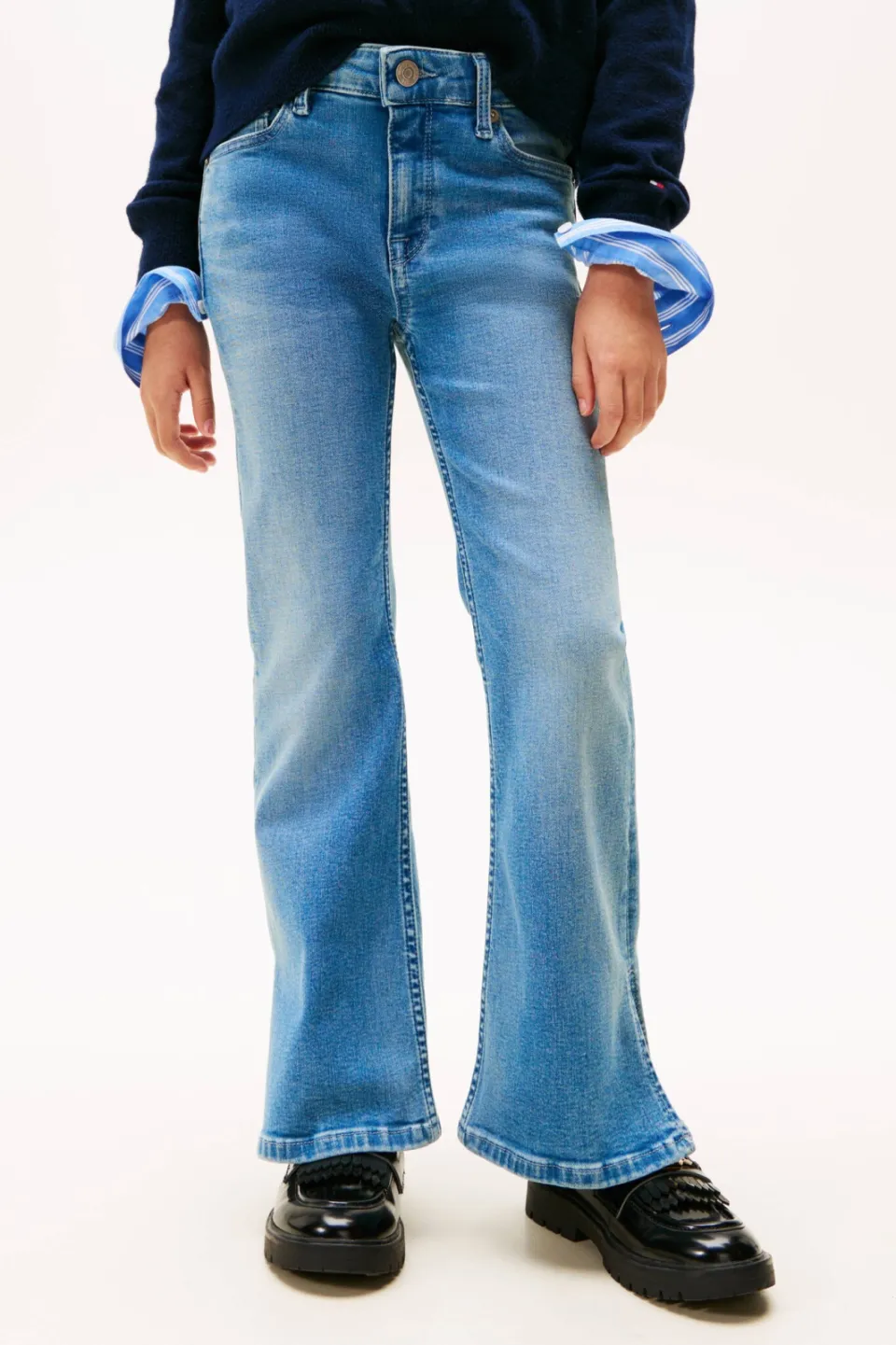 Tommy Hilfiger flared jeans light blue denim, foto 5