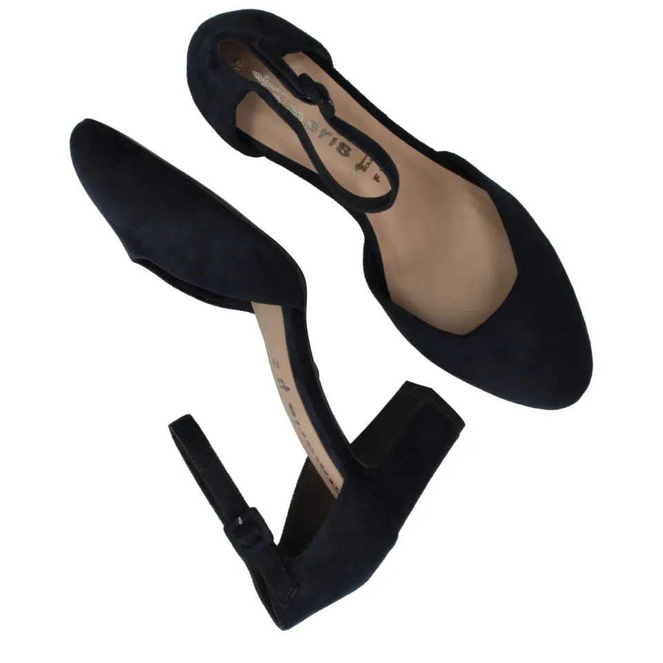 Tamaris pump blauw, foto 5