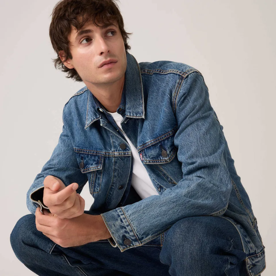 Levi's denim spijkerjas blauw, foto 5