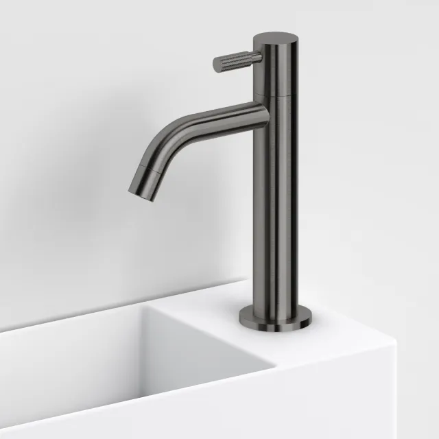 Fonteinkraan Hoog Clou Freddo Geborsteld Gunmetal PVD