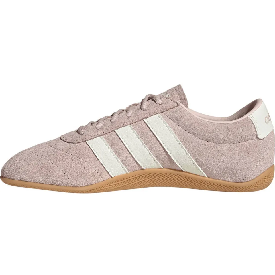 Adidas Sportswear Grand Court Low leren sneakers lichtroze/ecru, foto 3