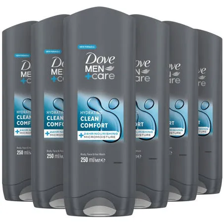 Dove Men+Care Clean Comfort 3-in-1 douchegel, foto 3